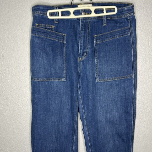 Sundance Women’s Blue Relaxed Barrel Leg Jeans 10P - Picture 3 of 12